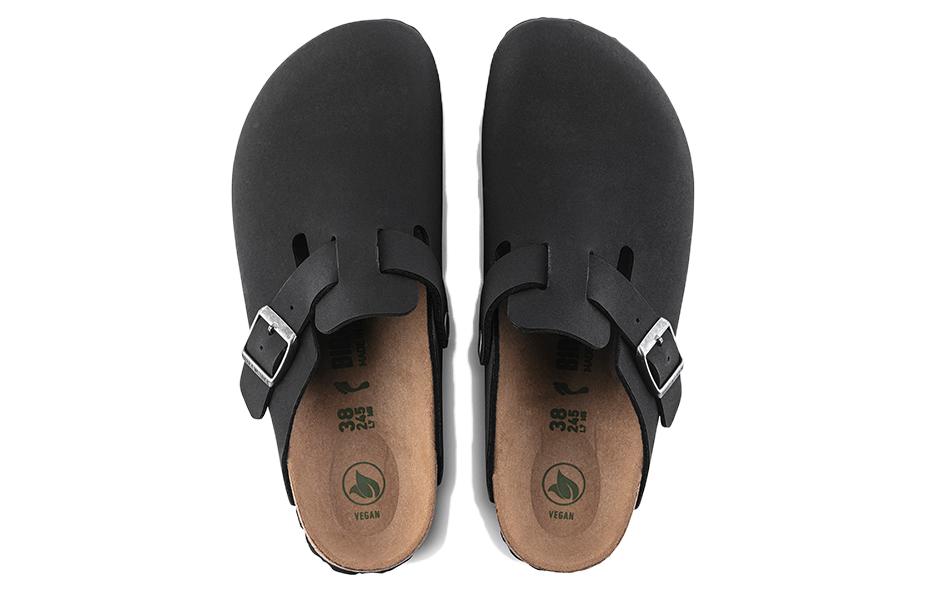 Birkenstock Boston Vegan Birkibuc 'Black' 1020550