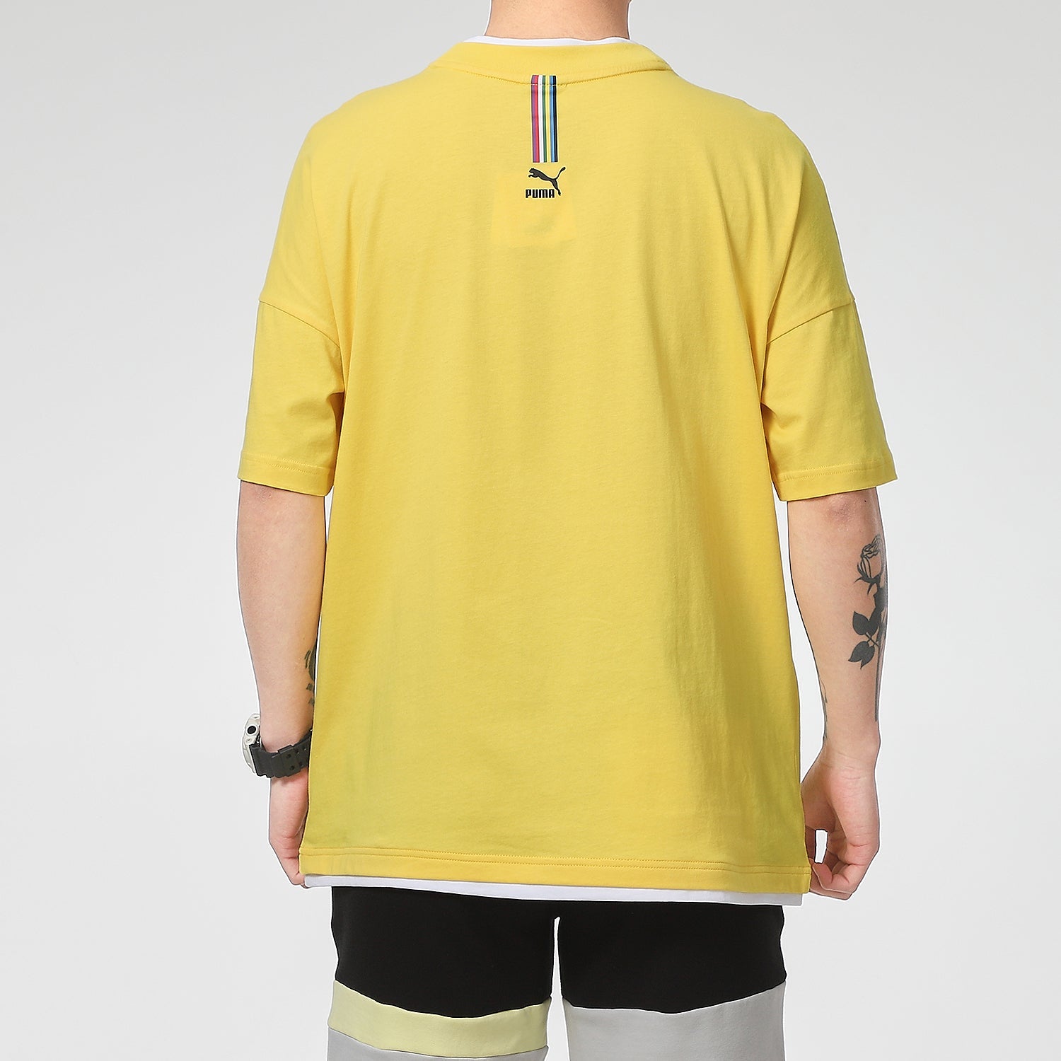 PUMA x Britto T-Shirt 'Yellow White Black' 532257-37