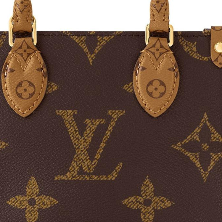 (WMNS) LOUIS VUITTON OnTheGo BB Monogram Reverse Canvas Handbag 'Brown' M46839