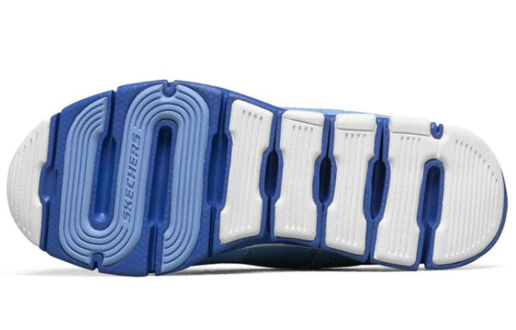 (WMNS) Skechers Liv Running Shoes Blue/White 12473-BLU