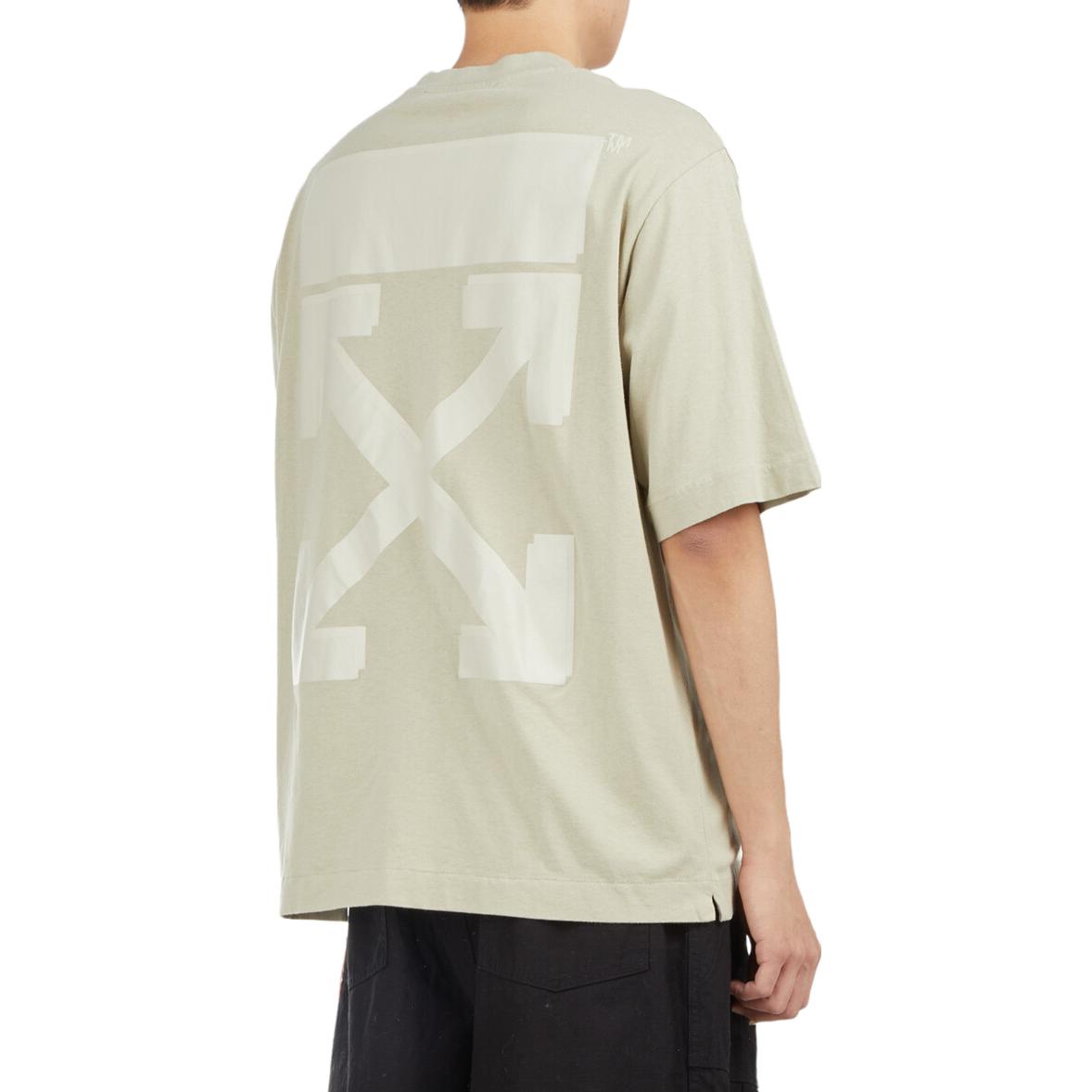 Off-White Rubber Arrows T-Shirt 'Olive Green White' OMAA119F21JER0121717
