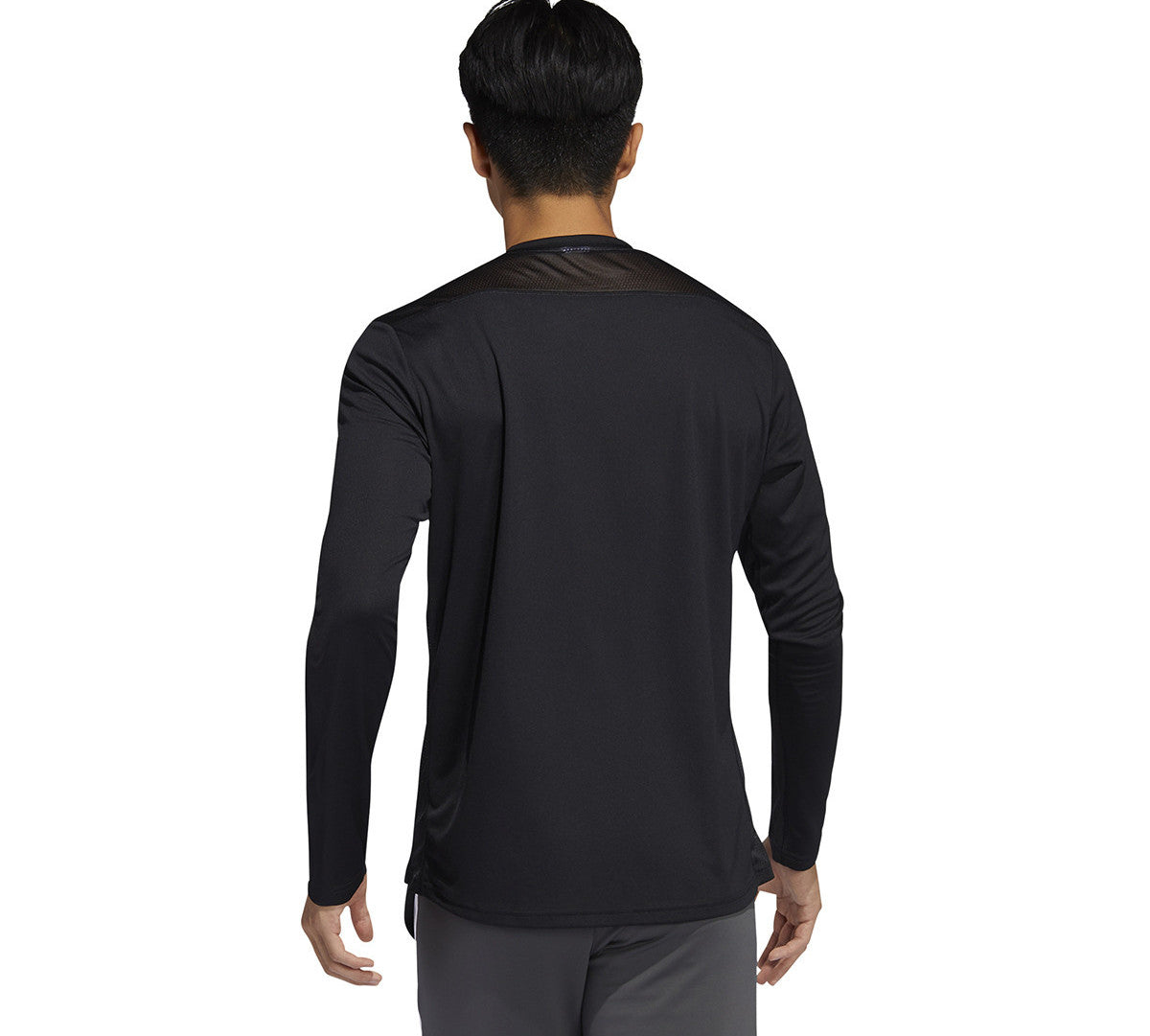 adidas Own The Run Solid Color Long Sleeves Black ED9286