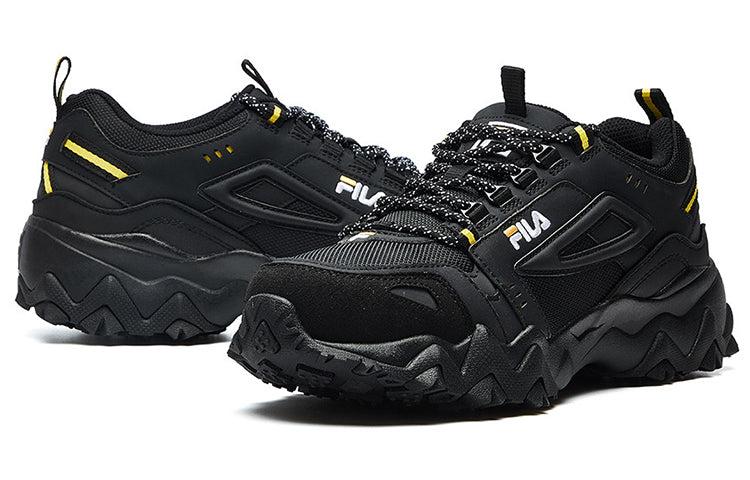 FILA Oakmont Low Top Clunky Sneaker Black/Yellow F12M011115FBK