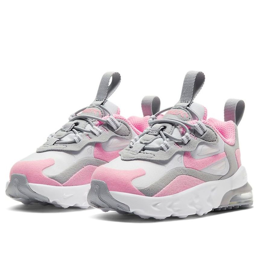 (TD) Nike Air Max 270 React 'Light Smoke Grey Pink' CD2654-104