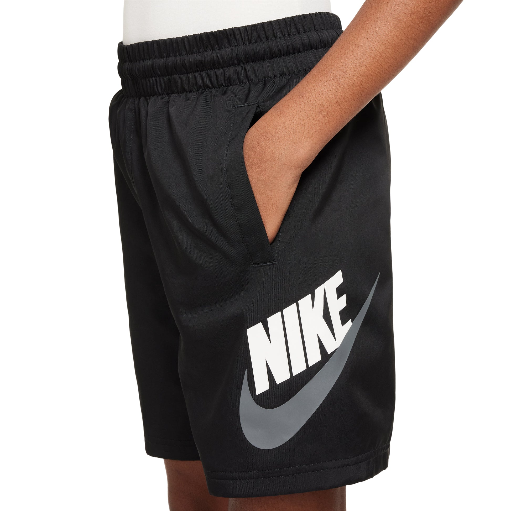 (GS) Nike Sportswear Woven Shorts 'Black' FN8756-010