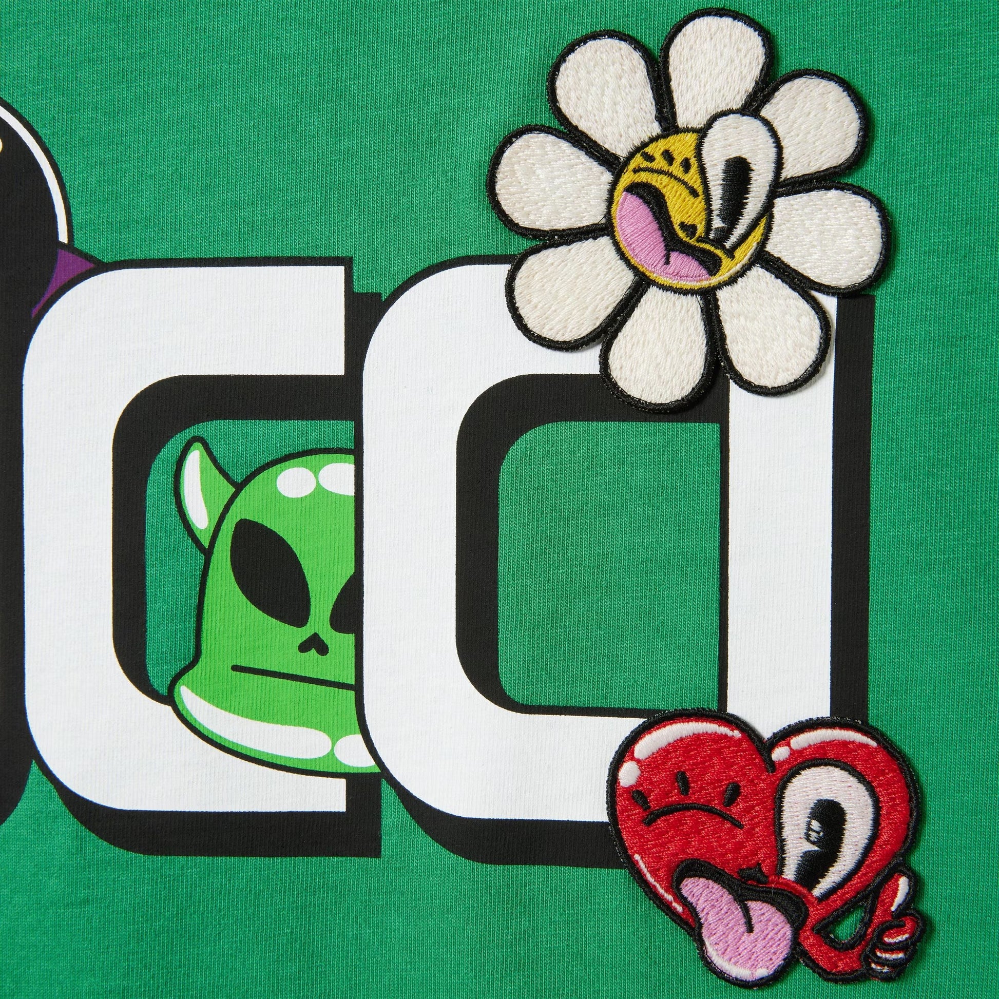 Gucci Cotton Jersey T-Shirt With Gucci Print 'Green' 785345-XJGI9-3440