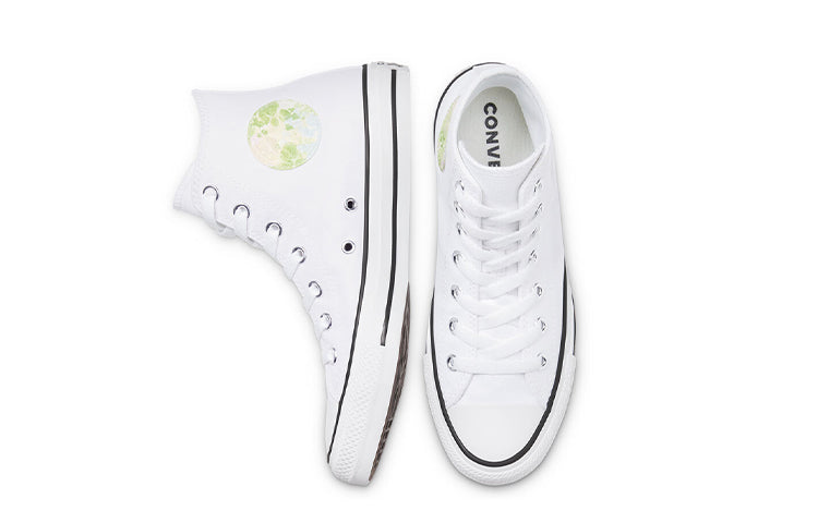 (WMNS) Converse Chuck Taylor All Star High Top 'White Green' 570973C