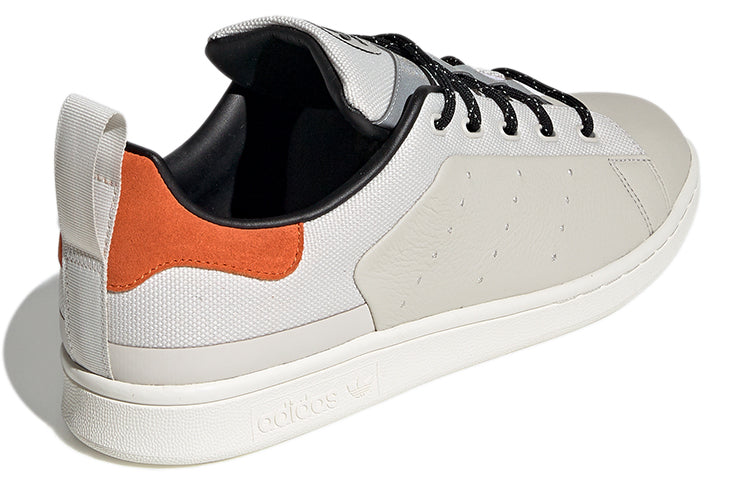 adidas originals Stan Smith Lightweight Cozy Casual Skate Shoes Unisex Gray Orange EE6665