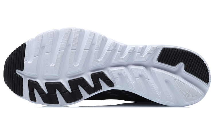 Li-Ning One Piece Lightweight Running Shoes 'Black White' ARBR005-2