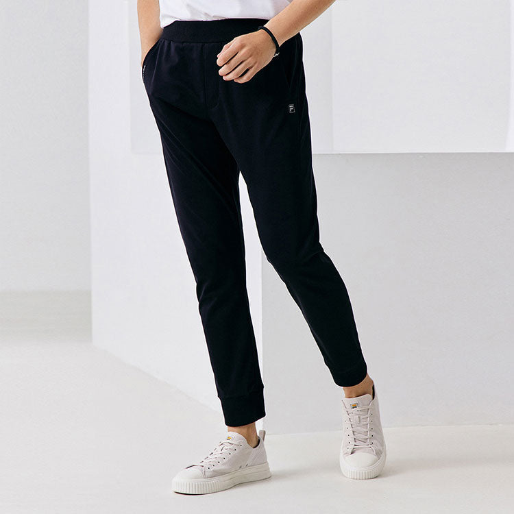 FILA Knit Bundle Feet Casual Sports Pants Black F11M132651F-BK