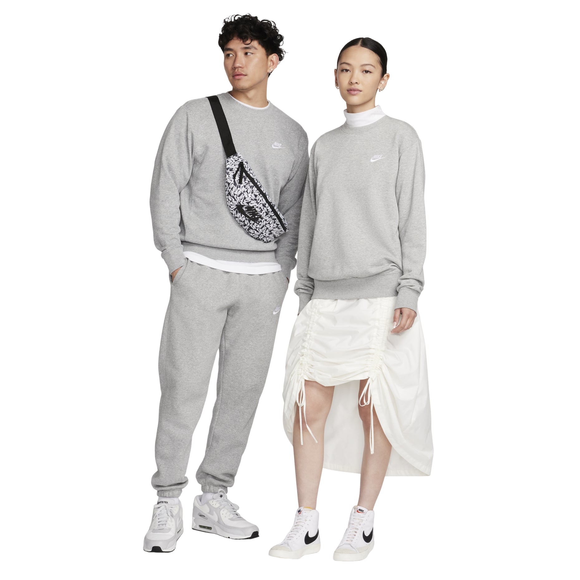 Nike Men Sportswear Club French Terry Crew Gray BV2667-063