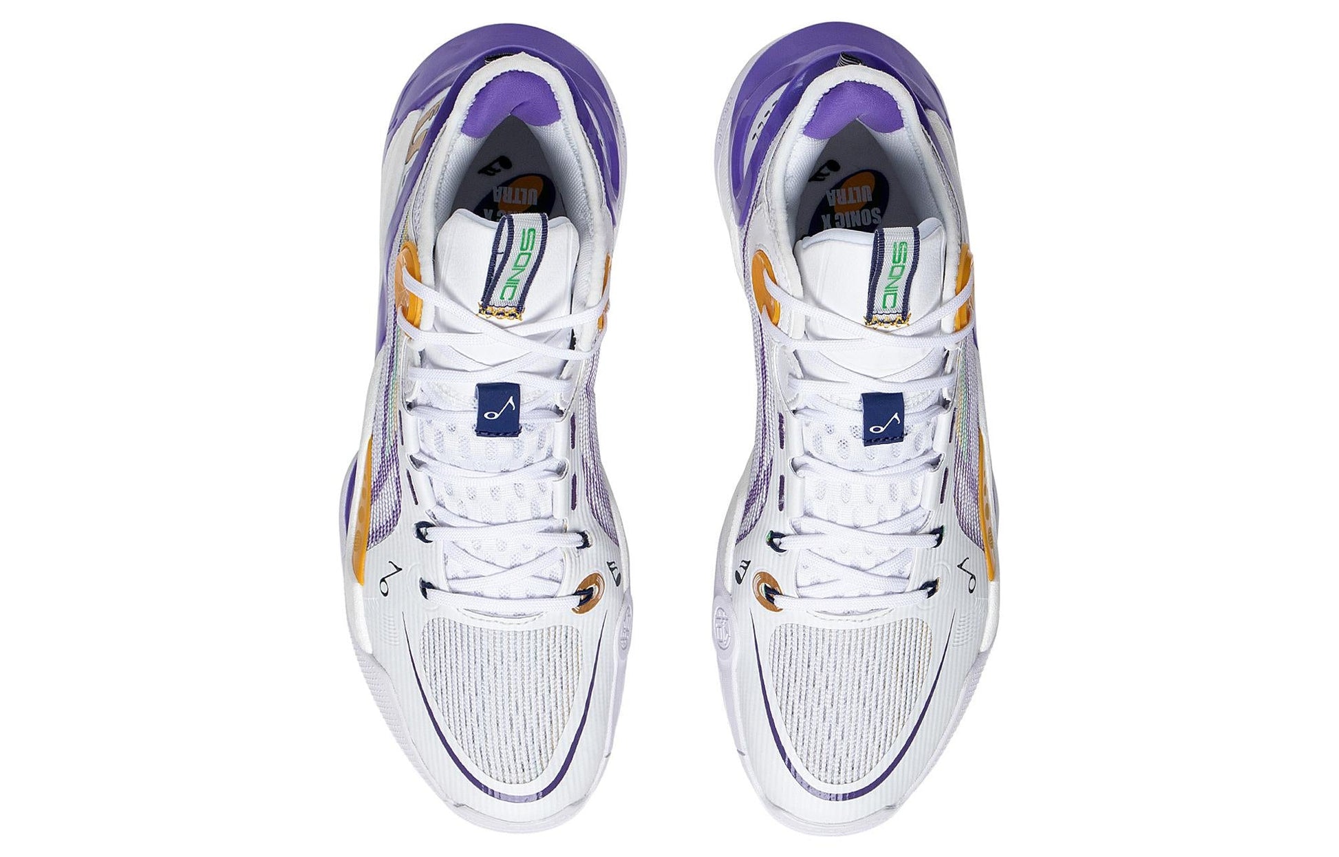 Li-Ning Sonic 10 Ultra Mid 'White Purple Yellow' ABAS145-4