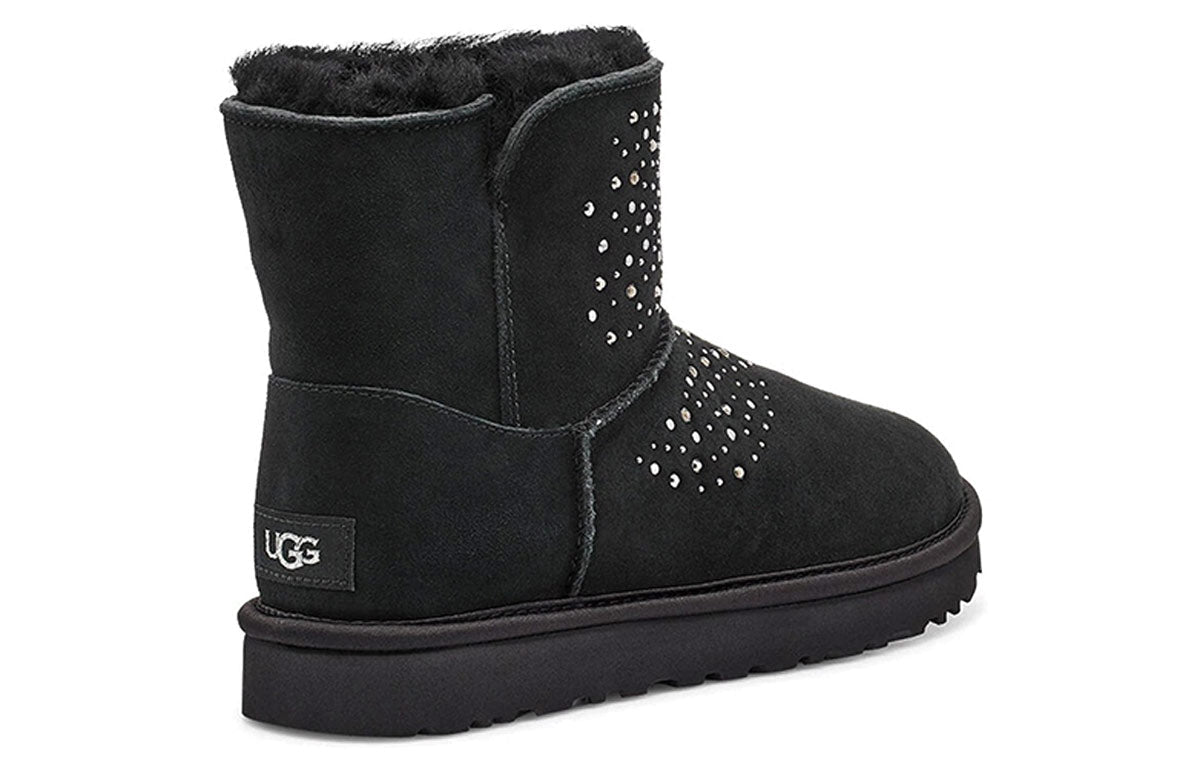 (WMNS) UGG Classic Bling Mini 'Black' 1112494-BLK