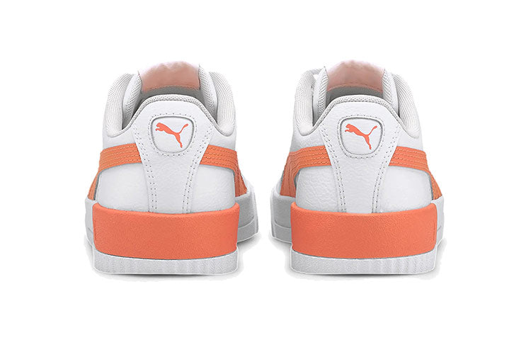 (WMNS) PUMA Carina Leather 'White Orange' 370325-30