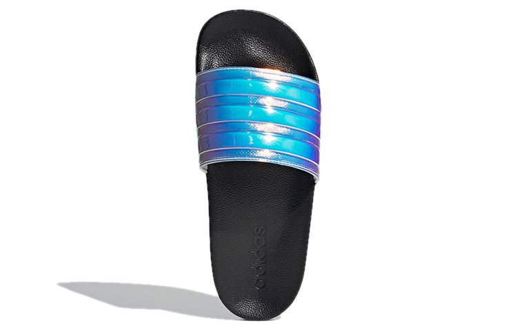 (WMNS) adidas Adilette Shower Slides For Laser Slippers Multi-color 'Black' FY8178