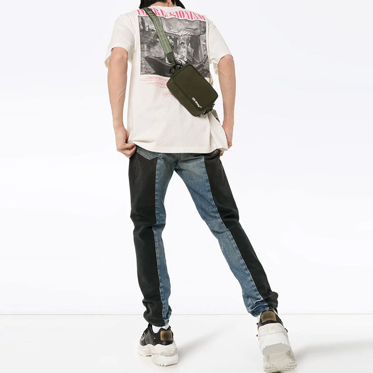 Off-White SS19 99 Back Logo Print Short Sleeve Oversize OMAA038R191850110288