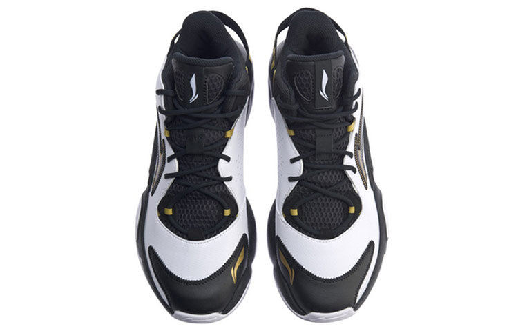 Li-Ning Power 6 Premium Mid 'White Black Gold' ABAP067-4