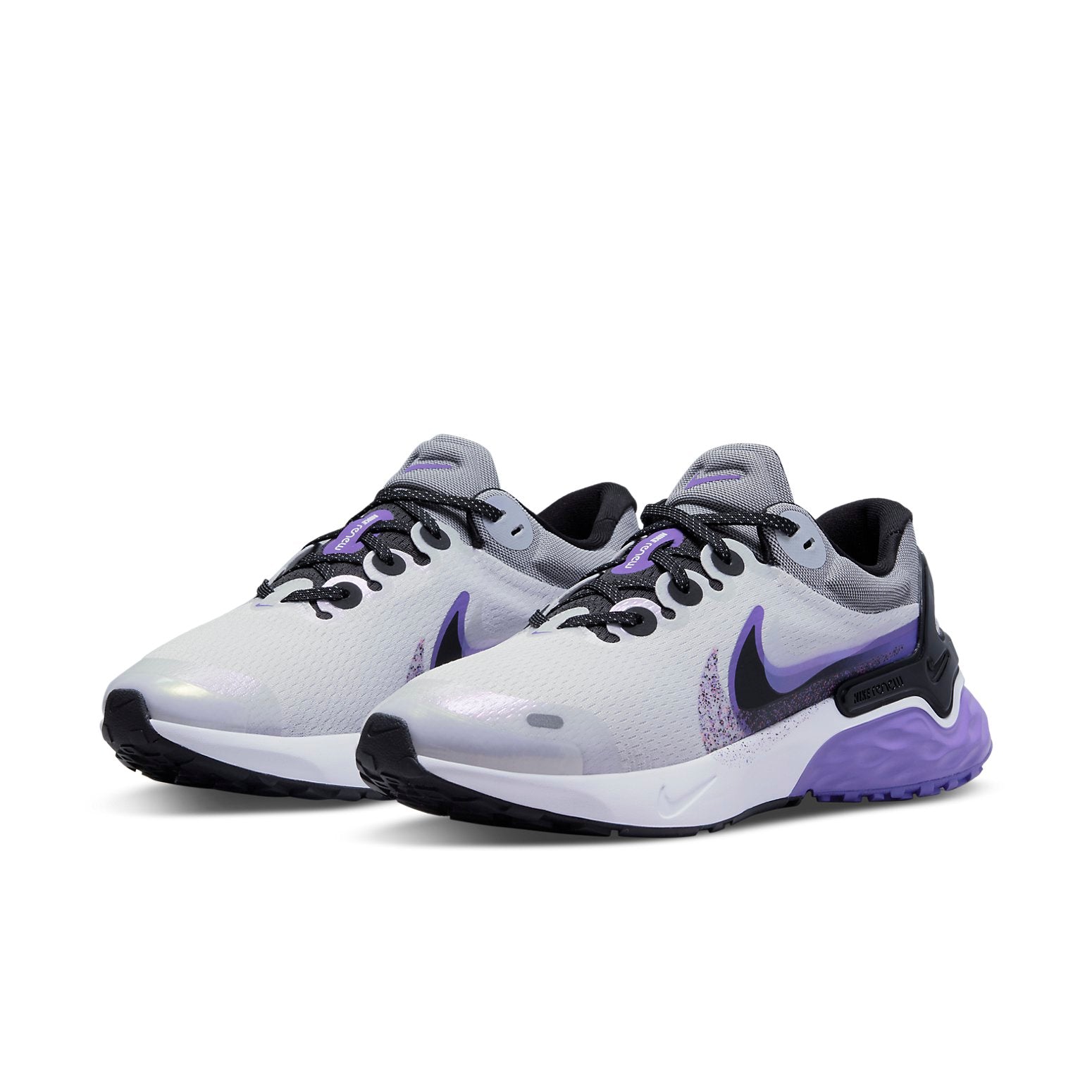 Nike Renew Run 3 Low Tops Gray Purple DV0713-506