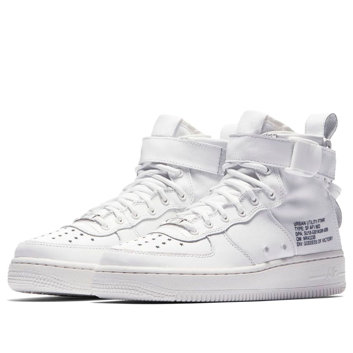 (GS) Nike SF Air Force 1 Mid QS 'Triple White' AR0690-100