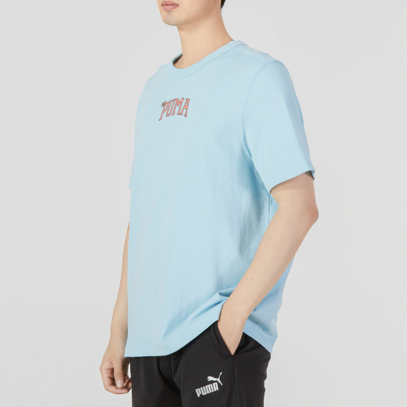 PUMA Downtown Graphic Tee 'Blue' 535400-18