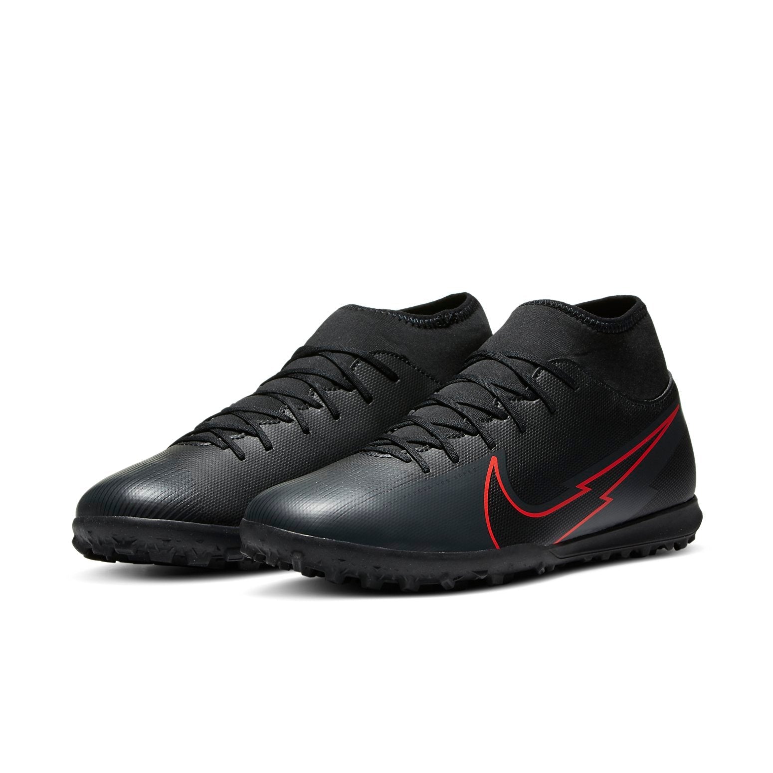 Nike Mercurial Superfly 7 Club TF Turf 'Black Red' AT7980-060