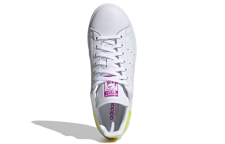 (WMNS) adidas originals Stan Smith Shoes White/Purple/Green FW7436