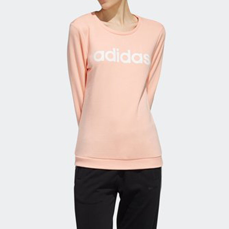 (WMNS) adidas neo CE Sweatshirt Pink/White EI4696