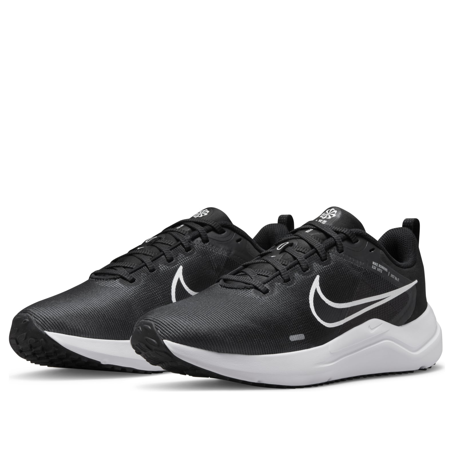 (WMNS) Nike Downshifter 12 'Black White' DD9294-001