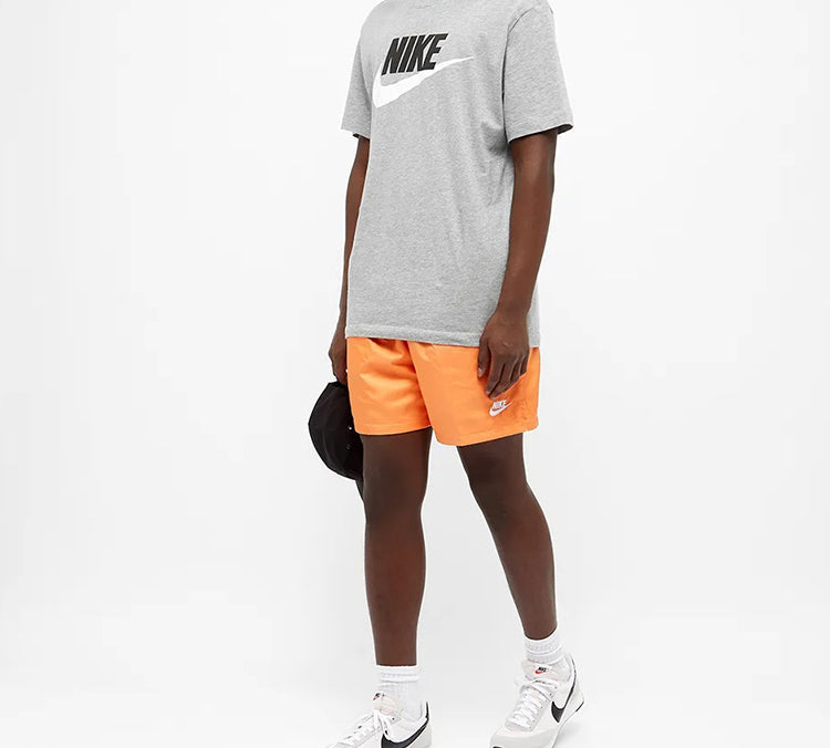 Men's Nike Retro Woven Casual Orange Shorts AR2382-871
