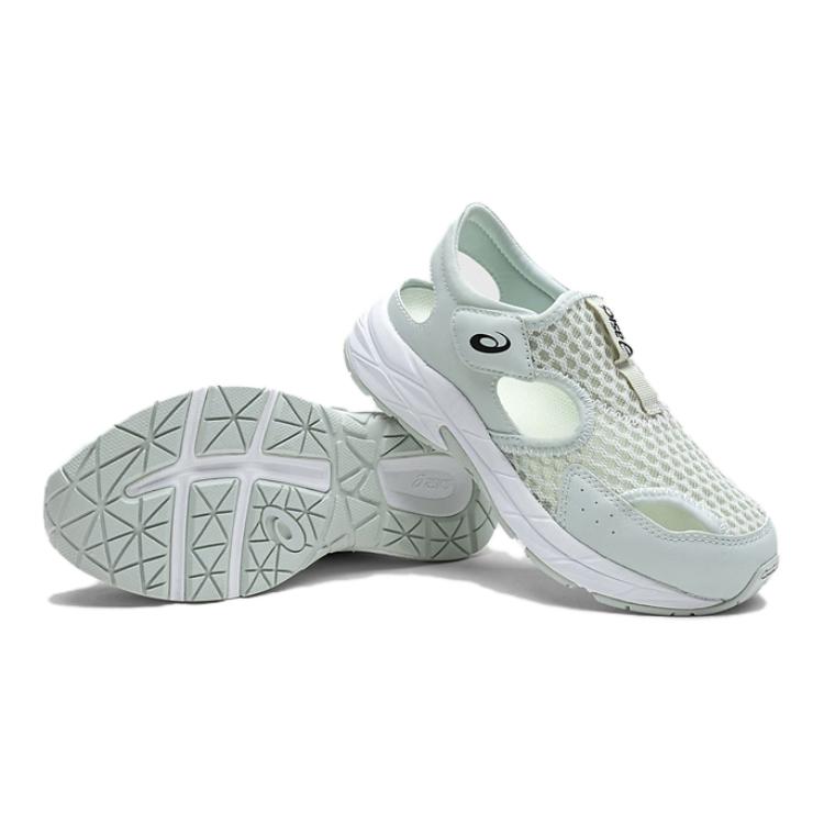 (GS) ASICS Lifestyle Sandals 'Green White' 1014A372-300