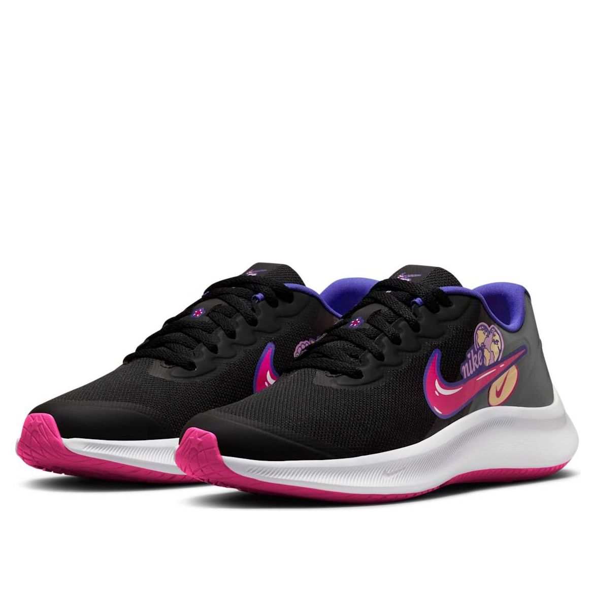 (GS) Nike Star Runner 'Black Pink Rise' DH3144-013