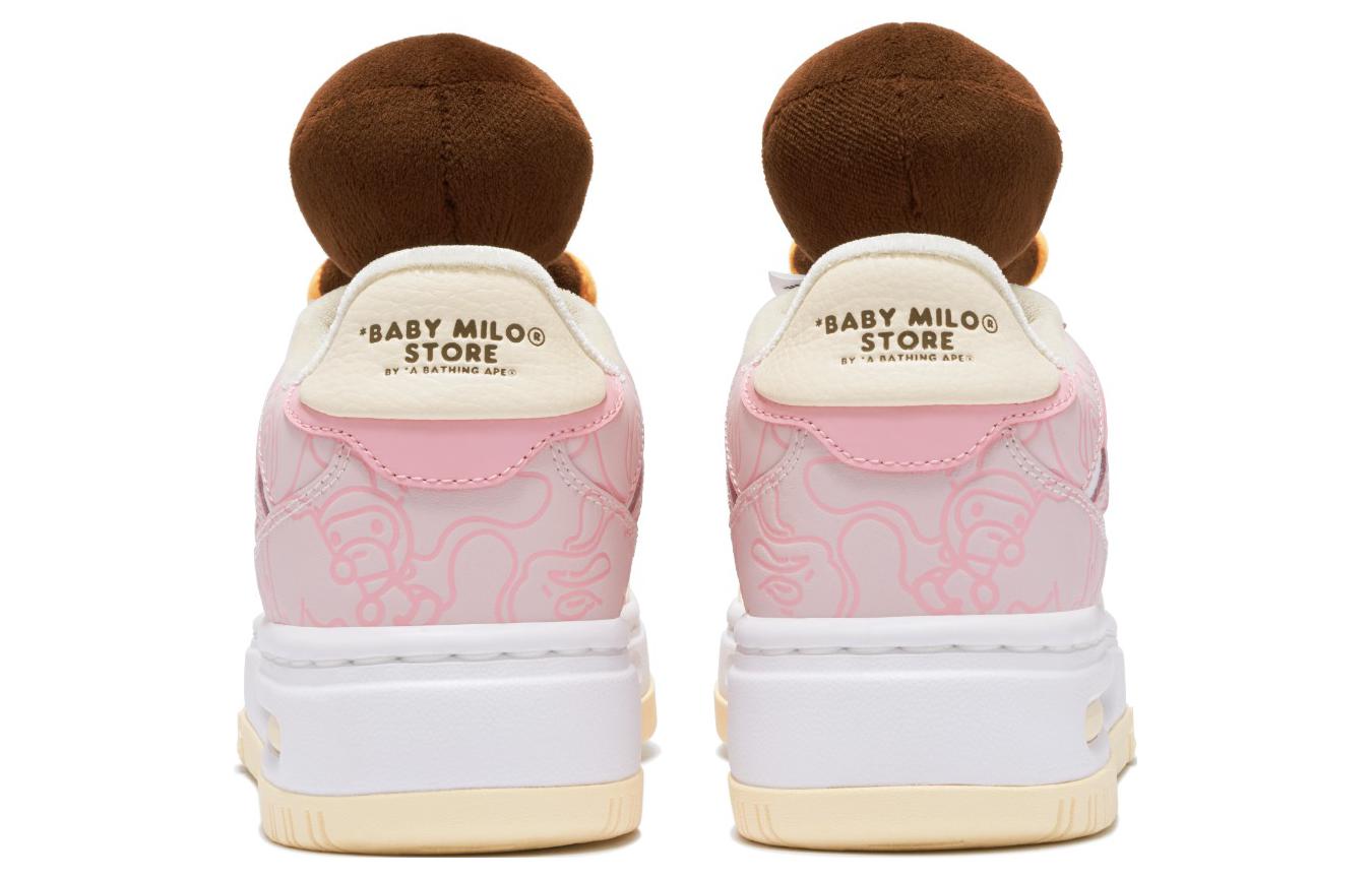 (WMNS) Li-Ning x BABY MILO STORE Future C1 'White Pink' AGCT506-1