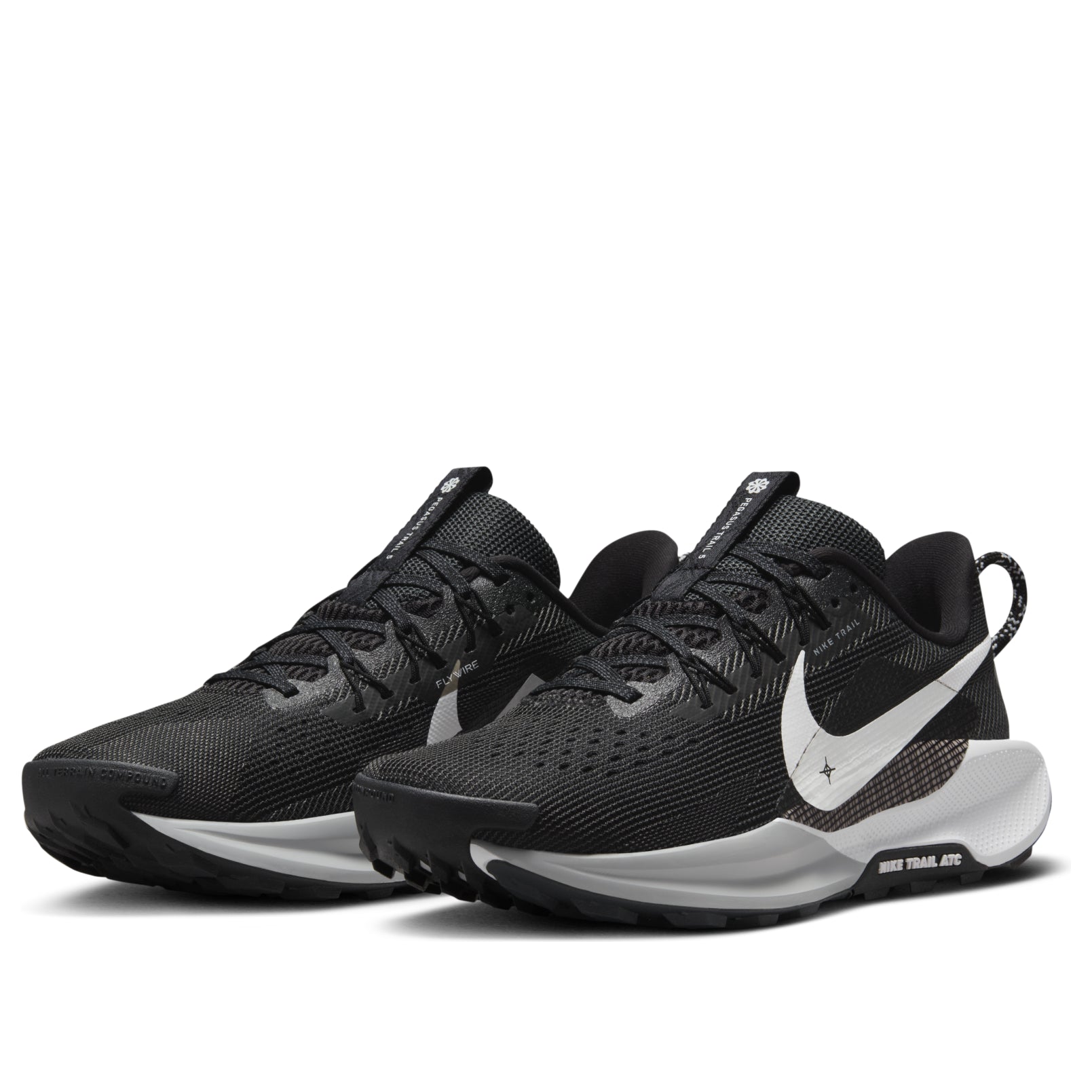 (WMNS) Nike Pegasus Trail 5 'Black White' DV3865-001