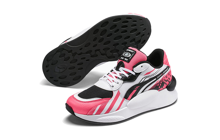 (GS) Sonic x PUMA Rs 9.8 Low Running Shoes Black/White/Pink 372339-02
