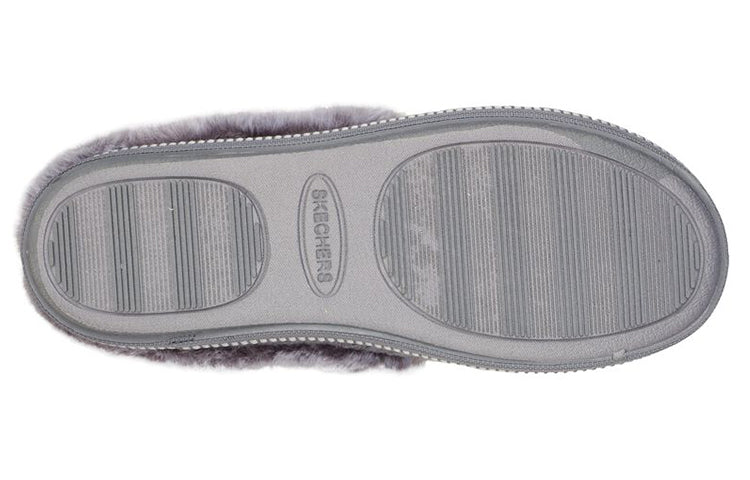 (WMNS) Skechers Cozy Campfire Mule 'Grey' 167225-GRY