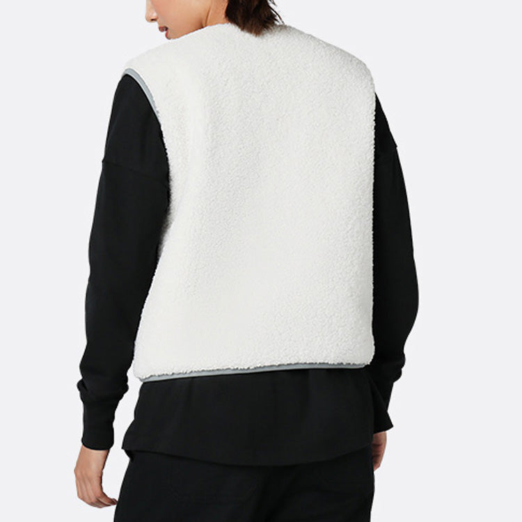 (WMNS) Converse Sherpa Reversible Vest Asia Sizing 'Grey' 10020286A01