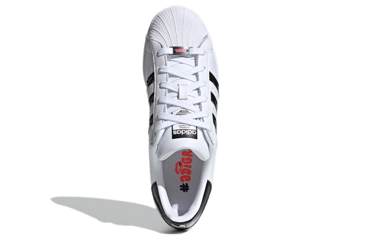 (WMNS) adidas originals Superstar 'White Black' FY0258