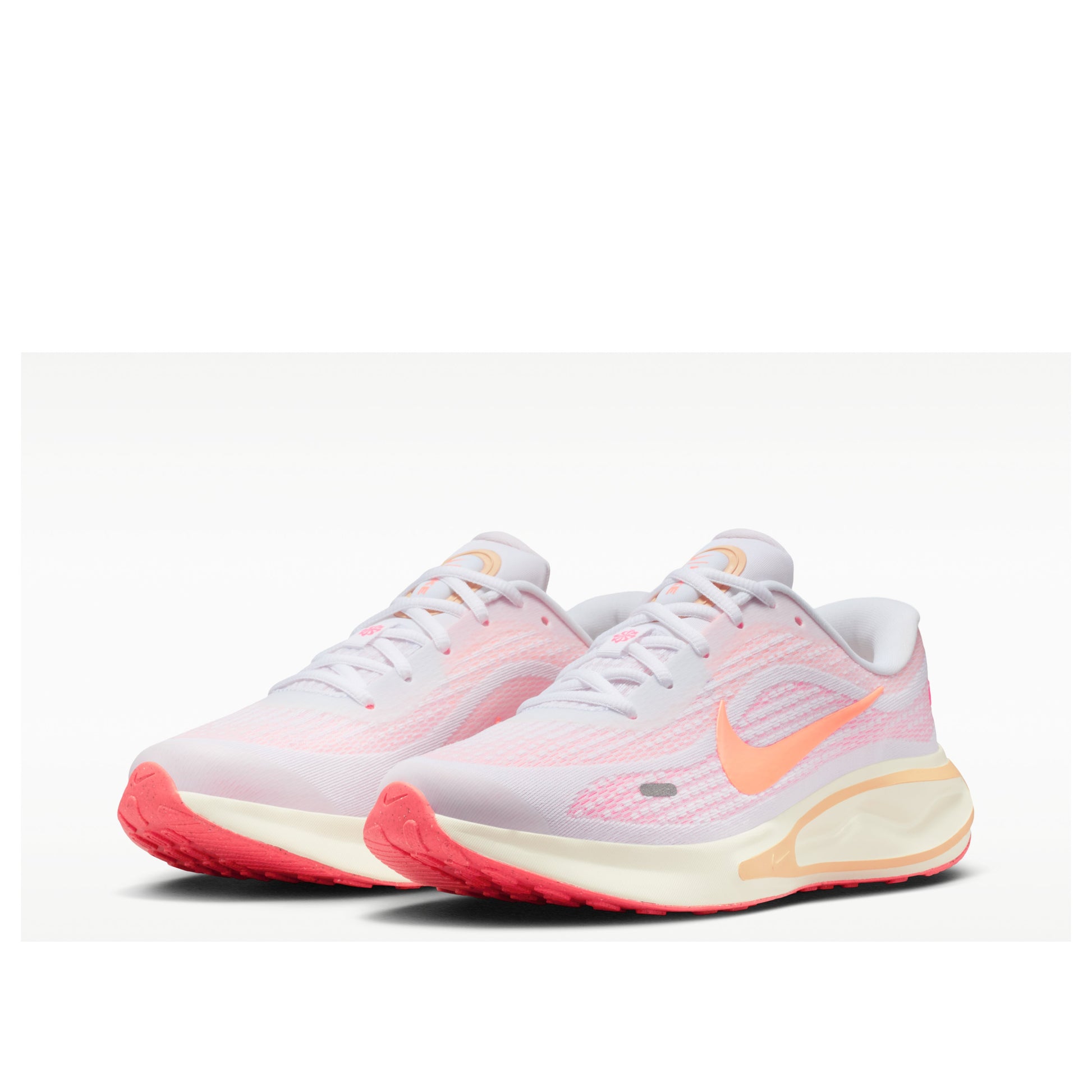 (WMNS) Nike Journey Run 'White Ice Peach Orange Pulse' FJ7765-118