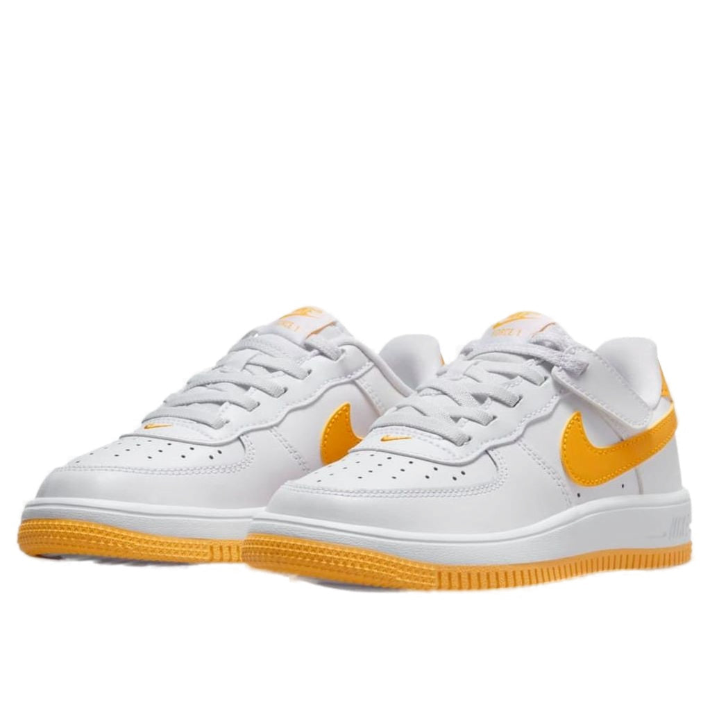 (PS) Nike Force 1 Low EasyOn 'White University Gold' FN0237-109