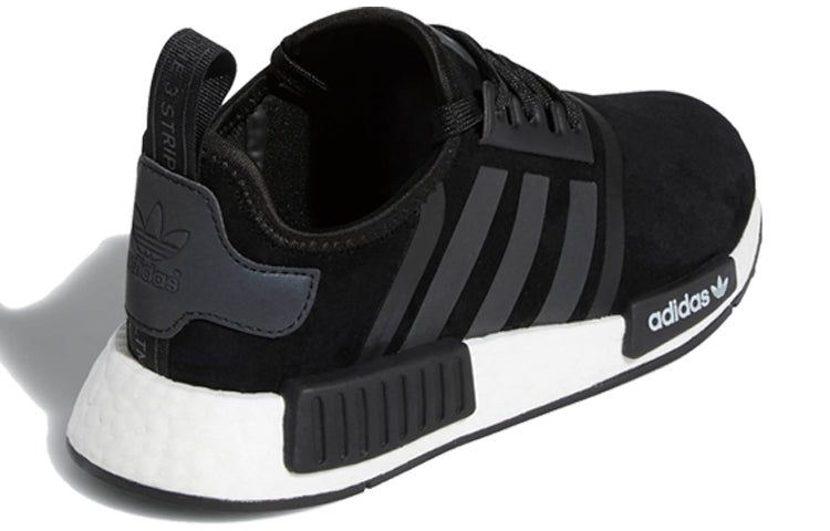 (GS) adidas NMD_R1 J 'Black Shiny Blue' F97579