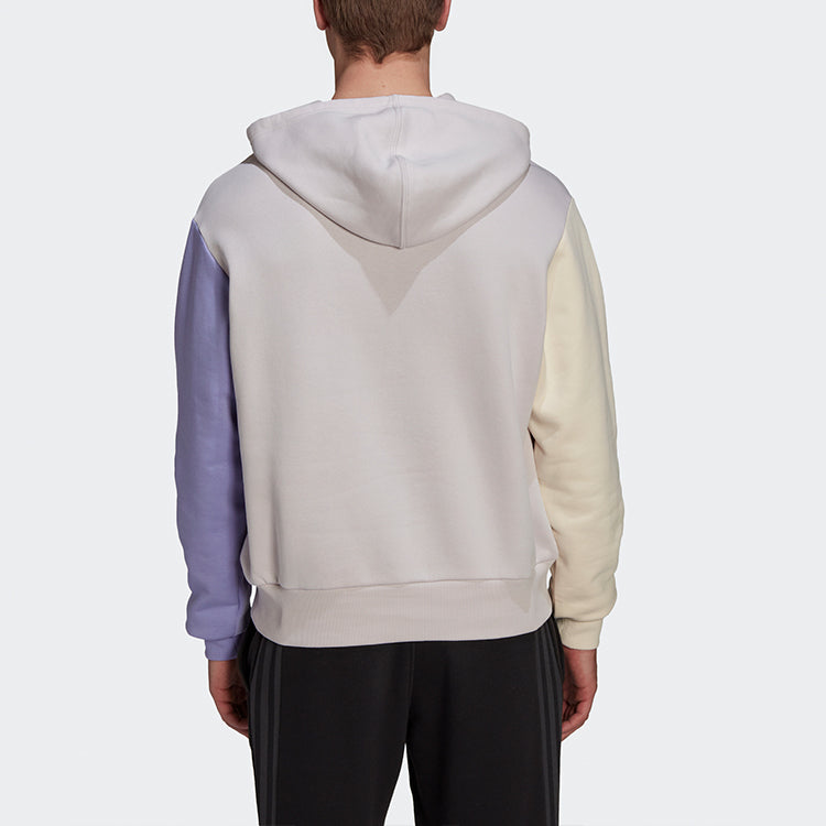 adidas U Fl Hd Casual Sports Colorblock hooded Long Sleeves Couple Style Purple HU0414