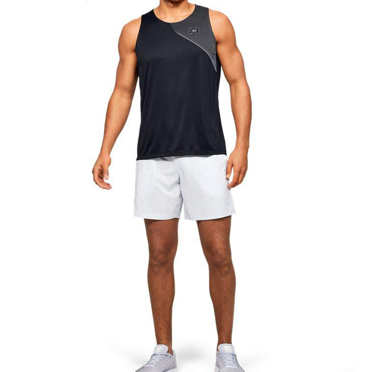 Under Armour Qualifier Iso-Chill Running Tank 'Black Grey' 1350135-002