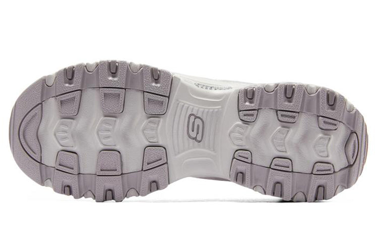 (WMNS) Skechers D'Lites 1.0 'White' 149265-LAV