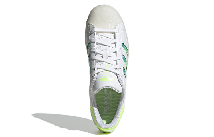 (WMNS) adidas originals Superstar 'White Yellow Green' GW4909