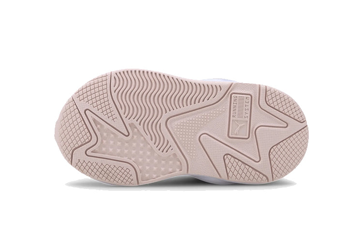 (TD) PUMA RS-X Collegiate Running Shoes Pink/Green 371628-03