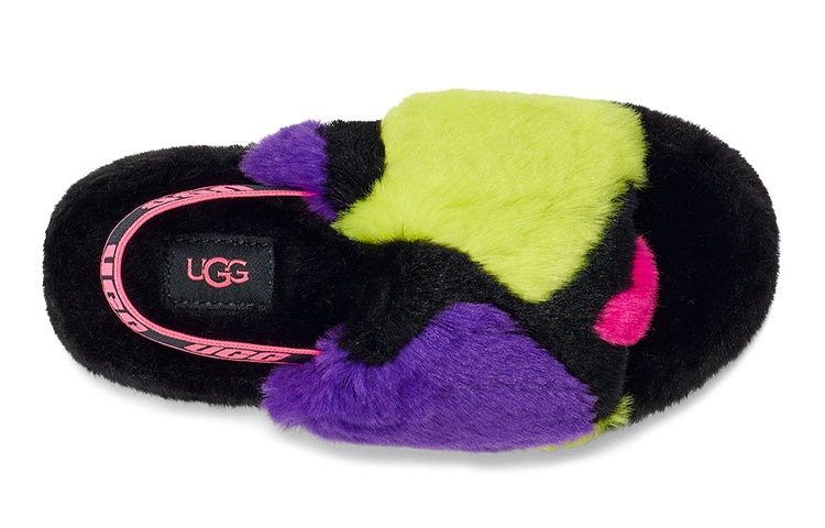 (PS) UGG Fluff Yeah Party Spots 'Black' 1124924K-BLK