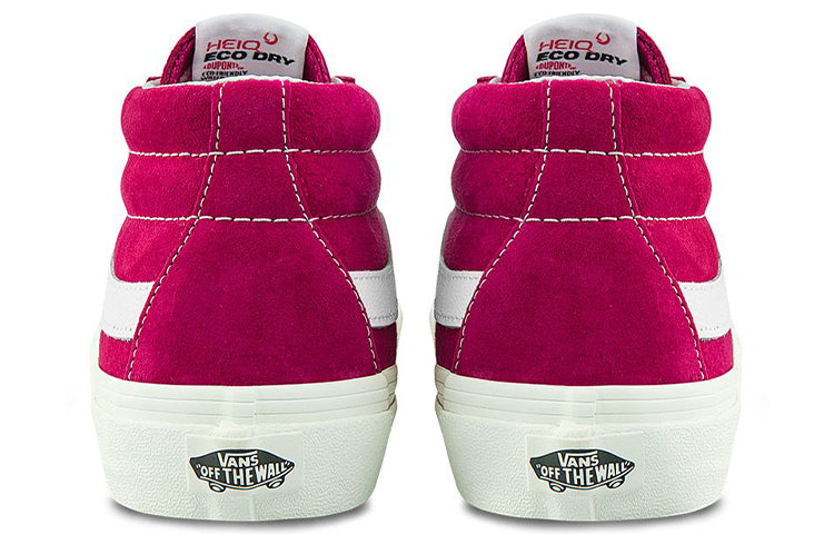 Vans SK8-Mid Mid Tops Casual Skateboarding Shoes Unisex Red Rose VN0A3WM32V9