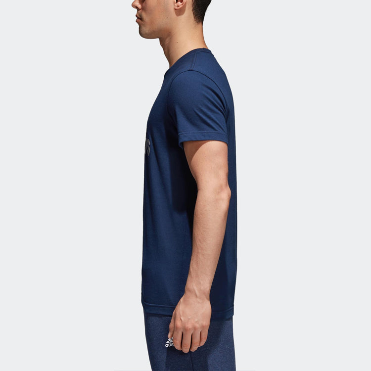Men's adidas Sports Short Sleeve Blue T-Shirt CV4508