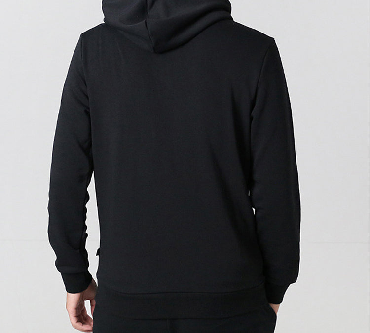 PUMA ESS Hoody TR Big Logo Pullover Fleece Black 855461-01