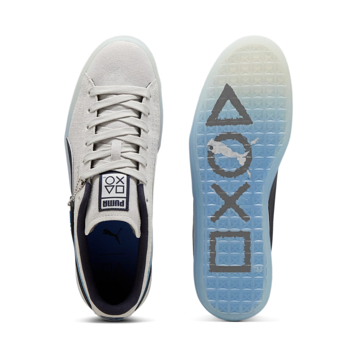PUMA x Playstation Suede 'Glacial Grey Navy' 396246-01